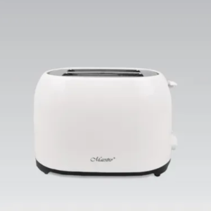 Недорогий якісний тостер для хрумкого бутерброду Maestro MR702 білий - 750вт, підсмажування товстих скибочок хлібу